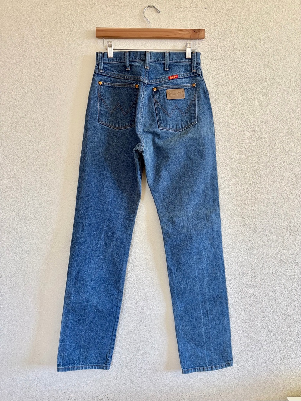 Wrangler Women’s Straight-Leg Jeans in Blue Denim